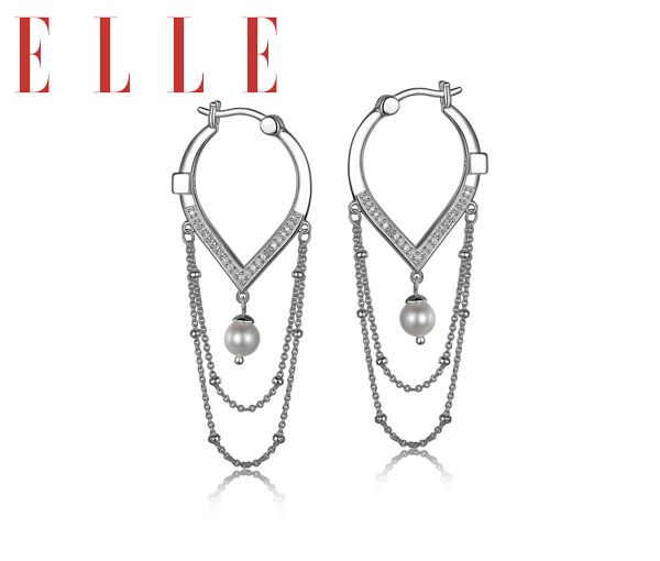 BOUCLES ARGENT ANNEAUX+CHAINE+PERLE+CZ BOUCLES ARGENT ANNEAUX+CHAINE+PERLE+CZ